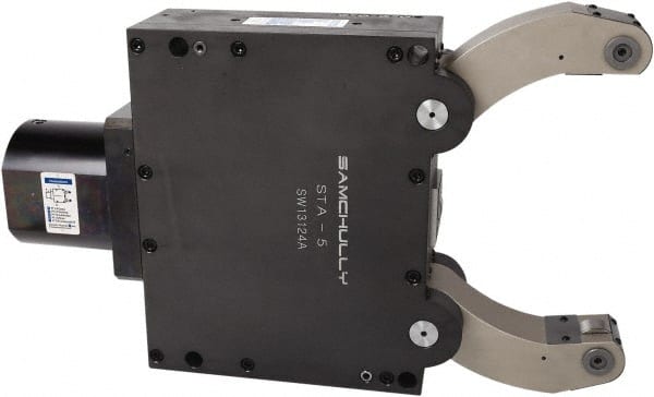 Samchully - Steady Lathe Rest - Compatible with CNC Manual Mills, CNC Manual Lathes, Vises, 85 to 350mm Workpiece Diam - Exact Tooling