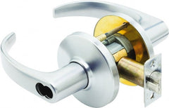 Stanley - Grade 1 Classroom Lever Lockset - 2-3/4" Back Set, Zinc, Satin Chrome Finish - Exact Tooling