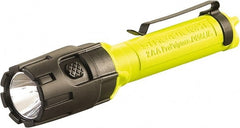 Streamlight - White LED Bulb, 175 Lumens, Industrial/Tactical Flashlight - Yellow Polycarbonate Body, 2 AA Alkaline Batteries Included - Exact Tooling