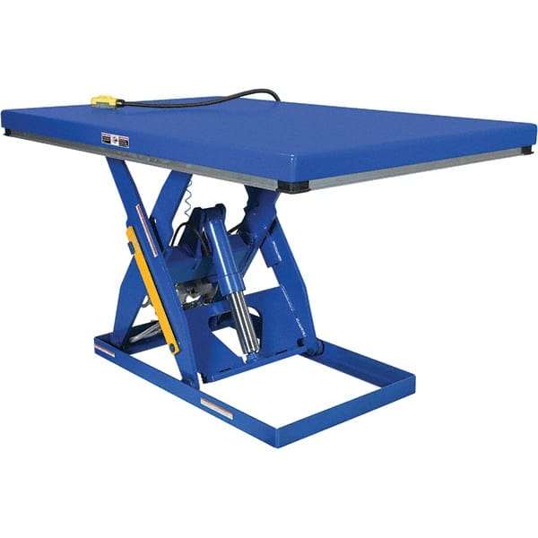 Vestil - 3,000 Lb Capacity Hydraulic Scissor Lift - 7" to 43" Lift Height, 72" Platform Length x 48" Platform Width - Exact Tooling