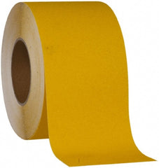 NMC - Yellow Solid Color Anti-Slip Vinyl Tape - 4" Wide x 60' Long x 0.02" Thick, General Traffic - Exact Tooling