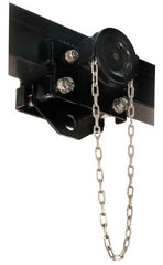 Coffing - 2 Ton Capacity Hand Geared Trolley - 2-3/8" to 8-7/8" Flange Width, 4-1/4" Wheel Diam, 6" to 24" I-Beam, 45" Min Radius - Exact Tooling