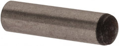 Made in USA - 2mm Diam x 8mm Pin Length 416 Stainless Steel Precision Dowel Pin - C 36-42 Hardness, 1 Beveled & 1 Rounded End - Exact Tooling