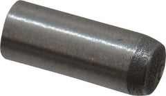Made in USA - 3mm Diam x 8mm Pin Length 416 Stainless Steel Precision Dowel Pin - C 36-42 Hardness, 1 Beveled & 1 Rounded End - Exact Tooling