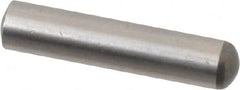 Made in USA - 5mm Diam x 24mm Pin Length 416 Stainless Steel Precision Dowel Pin - C 36-42 Hardness, 1 Beveled & 1 Rounded End - Exact Tooling