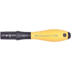 Wiha - 1 Piece, 15 to 80 In/oz, Adjustable Torque Limiting Screwdriver - 1/4" Drive - Exact Tooling