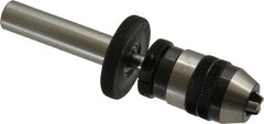 Accupro - 1/2 Inch Shank Diameter Straight Shank Micro Drill Chuck Adapter and Chuck - 1/64 to 1/8 Inch Drill Chuck Capacity - Exact Tooling