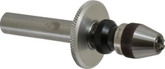 Accupro - 1/2 Inch Shank Diameter Straight Shank Micro Drill Chuck Adapter and Chuck - 1/64 to 1/16 Inch Drill Chuck Capacity - Exact Tooling