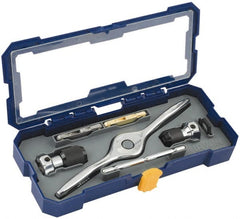 Irwin - 1/4 to 1/2" Tap Compatibility, T-Handle, Tap Wrench Set - 10-3/4" Overall Length - Exact Tooling