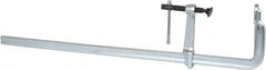 Bessey - 7" Deep Throat, 36" Max Capacity, Standard Sliding Arm Clamp - 4,880 Lb Clamping Pressure, 0.85" Spindle Diam - Exact Tooling