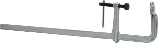 Bessey - 7" Deep Throat, 36" Max Capacity, Standard Sliding Arm Clamp - 4,880 Lb Clamping Pressure, 0.85" Spindle Diam - Exact Tooling