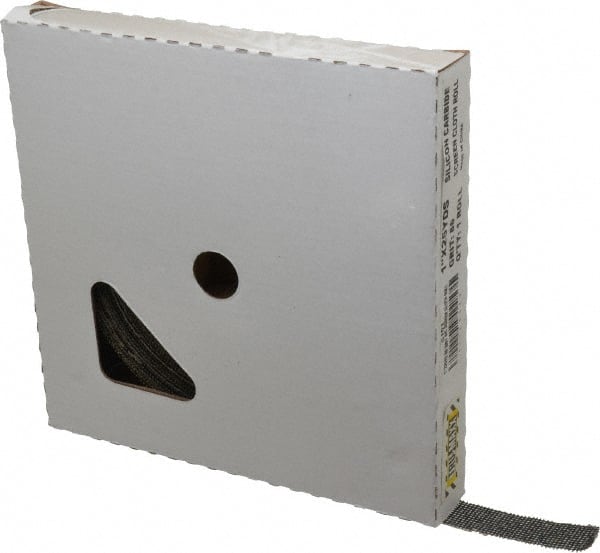 Tru-Maxx - 1" x 25 Yd 80 Grit Silicon Carbide Screen Roll - Medium Grade - Exact Tooling