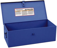 Value Collection - 28-5/16" Wide x 12-3/8" Deep x 11-1/8" High Job Site Welder's Box - Steel, Blue - Exact Tooling