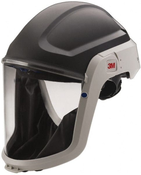 3M - PAPR Compatible Hard Hat with Face Shield - Polyester, Compatible with Breathe Easy, GVP, TR-300, M-series - Exact Tooling