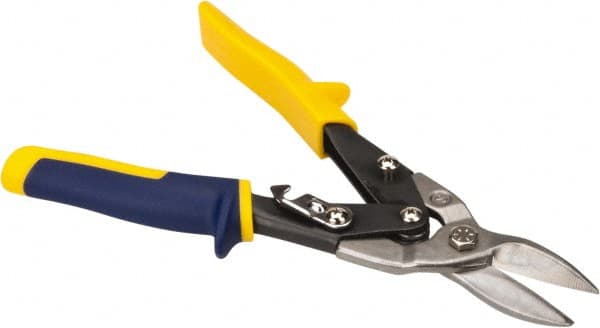 Lenox - 1-5/16" Length of Cut, Straight Pattern Aviation Snip - 10" OAL, 18 AWG Steel Capacity - Exact Tooling