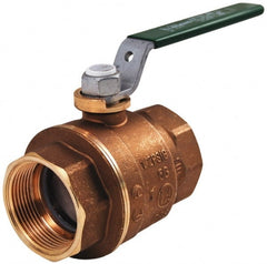 Legend Valve - 3/4" Pipe, Full Port, Brass Full Port Ball Valve - Bi-Directional, Sweat Ends, Quarter Turn Handle, 600 WOG, 150 WSP - Exact Tooling