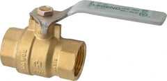 Legend Valve - 1" Pipe, Full Port, Brass Full Port Ball Valve - Bi-Directional, FNPT x FNPT Ends, Quarter Turn Handle, 600 WOG, 150 WSP - Exact Tooling