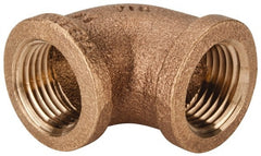Legend Valve - Class 125, 1/2" Internal Pipe, Bronze 90° Elbow - FNPT x MNPT - Exact Tooling
