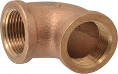 Legend Valve - Class 125, 1" Internal Pipe, Bronze 90° Elbow - FNPT x MNPT - Exact Tooling