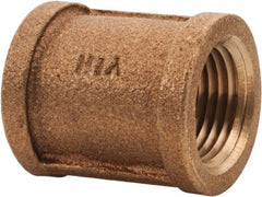 Legend Valve - Class 125, 1" Internal Pipe, Bronze Coupling - FNPT x FNPT x FNPT - Exact Tooling