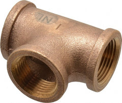 Legend Valve - Class 125, 1" Internal Pipe, Bronze Tee - FNPT x FNPT - Exact Tooling