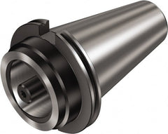 Sandvik Coromant - C6 System Size, CAT50 Taper, Modular Tool Holding System Adapter - 40.005mm Projection, 63mm Body Diam, 141.805mm OAL, Through Coolant - Exact Tooling