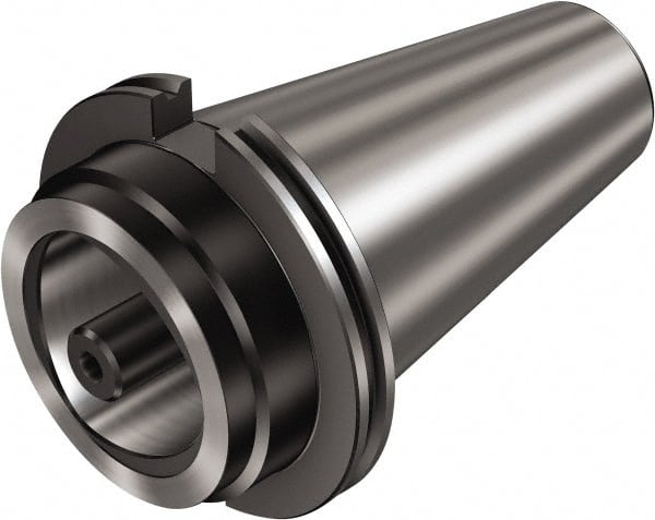 Sandvik Coromant - CAT50 Outside Taper, C4 Inside Modular Connection, CAT to Capto Taper Adapter - 60mm Projection, 40mm Nose Diam, 161.8mm OAL, Through Coolant - Exact Tooling