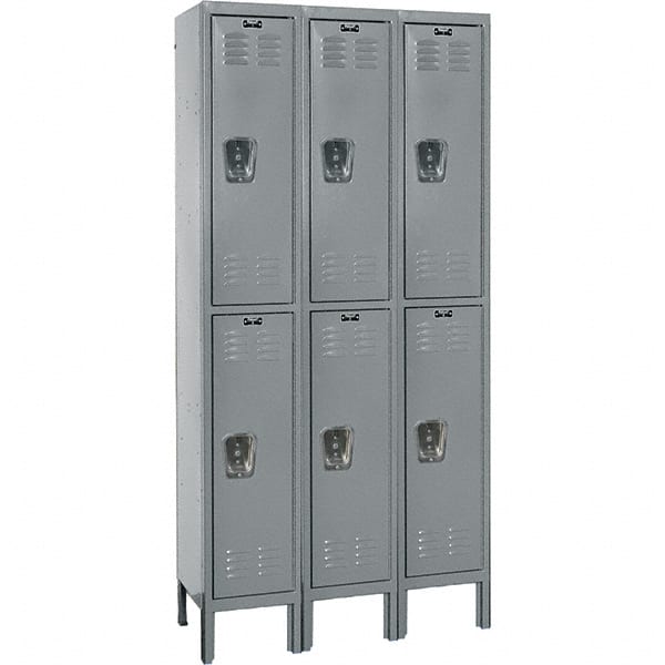 Hallowell - 6 Door, 2 Tier, Premium Wardrobe Lockers - Exact Tooling