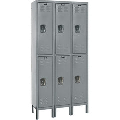 Hallowell - 6 Door, 2 Tier, Premium Wardrobe Lockers - Exact Tooling