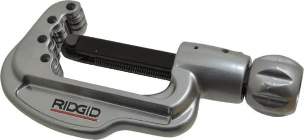 Ridgid - 1/4" to 2-5/8" Pipe Capacity, Quick Acting Tube Cutter - Cuts Stainless Steel - Exact Tooling