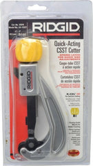 Ridgid - 3/8" to 1" Pipe Capacity, Quick Acting Tube Cutter - Cuts CSST - Exact Tooling