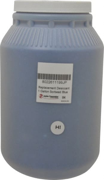 PRO-SOURCE - 1 Gal Air Dryer Jug Sorbead Blue Desiccant - For Use with Jupiter Pneumatics Desiccant Dryers - Exact Tooling