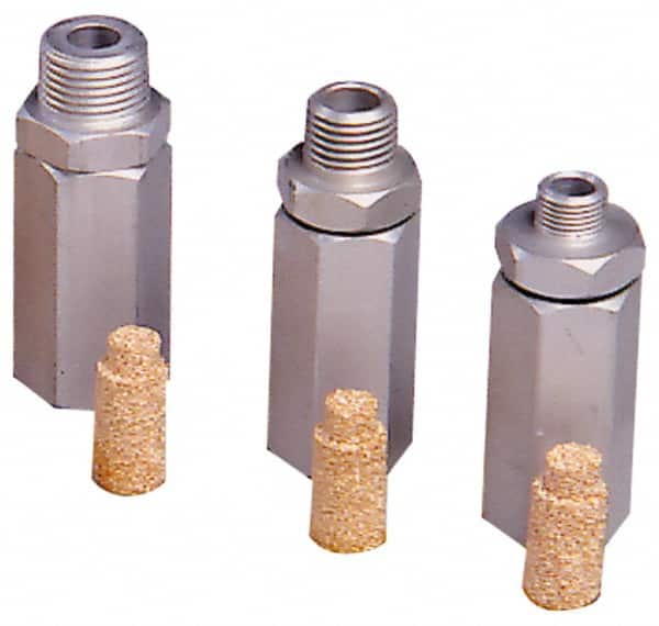 PRO-SOURCE - 3/8" Outlet, 500 Max psi, Inline Filters, Regulators & Lubricators - Inline Filters, 2-5/16" Long x 3/4" Wide - Exact Tooling