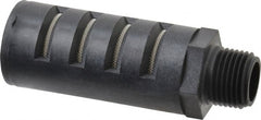 PRO-SOURCE - 1/2 Male NPT, 1" Hex, 3-35/64" OAL, Muffler - 150 Max psi, Glass Filled Nylon - Exact Tooling