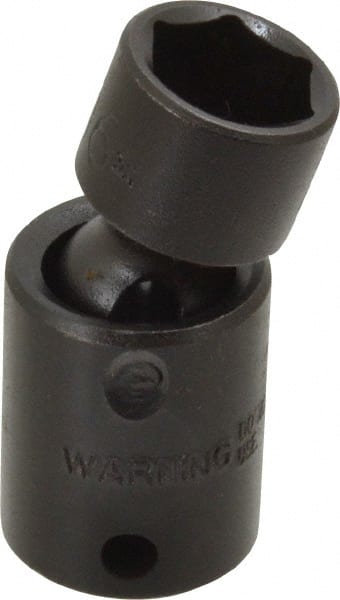Proto - 3/8" Drive 9/16" Standard Universal Impact Socket - 6 Points, 2" OAL - Exact Tooling