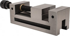 Gibraltar - 3-15/16" Jaw Width, 5" Jaw Opening Capacity, 1.7" Jaw Height, Toolmaker's Vise - Flat Jaw, 0.0002" Parallelism, 0.0003" Squareness, 10" OAL x 3.7" OAH - Exact Tooling