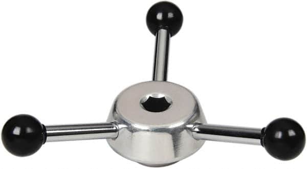 Gibraltar - 1 Piece Vise Handle - Aluminum, Steel, 9/16" Hex - Exact Tooling