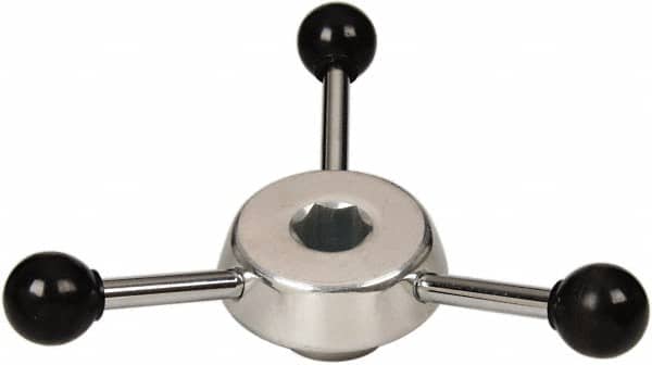 Gibraltar - 1 Piece Vise Handle - Aluminum, Steel, 7/8" Hex - Exact Tooling