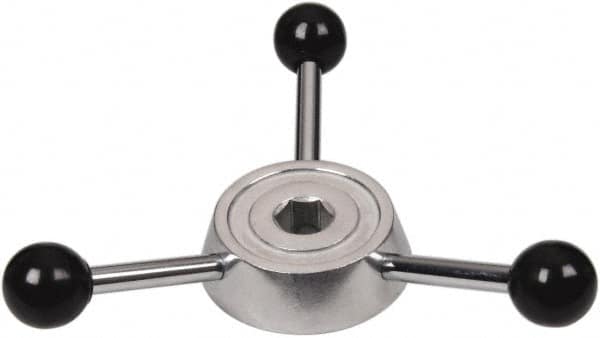 Gibraltar - 1 Piece Vise Handle - Aluminum, Steel, 3/4" Hex - Exact Tooling