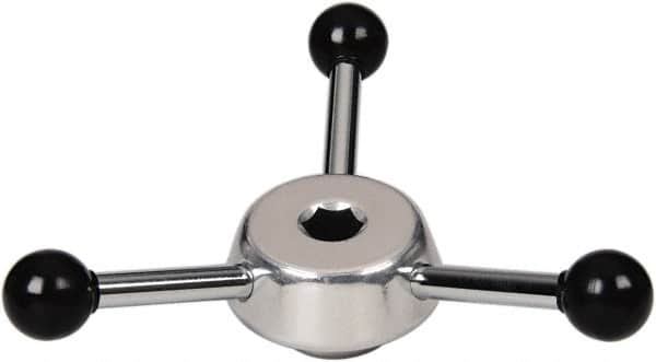 Gibraltar - 1 Piece Vise Handle - Aluminum, Steel, 5/8" Hex - Exact Tooling