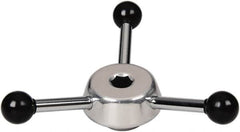 Gibraltar - 1 Piece Vise Handle - Aluminum, Steel, 5/8" Hex - Exact Tooling