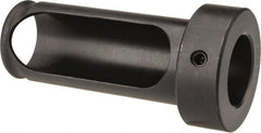 Interstate - 1" ID, 1-1/4" OD, 3" Length Under Head, Type Z Lathe Tool Holder Bushing - 5/8" Head Thickness, 2-5/8" Slot Length - Exact Tooling