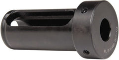 Interstate - 3/4" ID, 1-1/2" OD, 3-1/4" Length Under Head, Type Z Lathe Tool Holder Bushing - 3/4" Head Thickness, 2-7/8" Slot Length - Exact Tooling