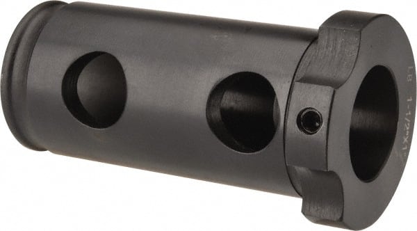Interstate - 1" ID, 1-1/2" OD, 3-1/8" Length Under Head, Type LB Lathe Tool Holder Bushing - 3/8" Head Thickness - Exact Tooling