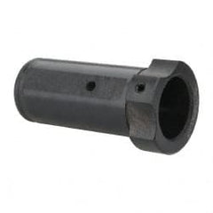 Interstate - 1-1/4" ID, 1-1/2" OD, 3-5/32" Length Under Head, Type LBF Lathe Tool Holder Bushing - 5/8" Head Thickness - Exact Tooling