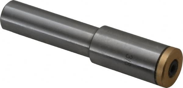 Interstate - Slitting/Slotting Saw Arbor - Straight Shank, 1/2" Shank Diam, 3.01" OAL, For 3/8" Cutter Hole Diam - Exact Tooling
