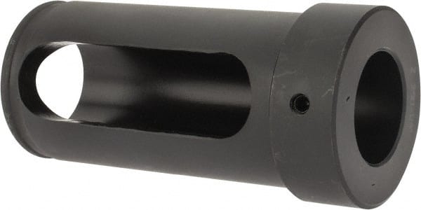 Interstate - 1-1/4" ID, 2" OD, 3-3/4" Length Under Head, Type Z Lathe Tool Holder Bushing - 3/4" Head Thickness, 3-3/8" Slot Length - Exact Tooling