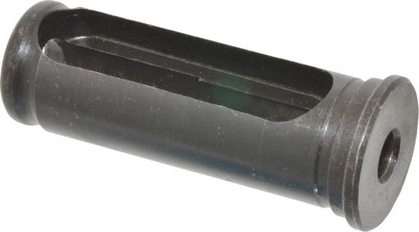 Interstate - 3/8" ID, 1" OD, 2-3/4" Length Under Head, Type C Lathe Tool Holder Bushing - 3/16" Head Thickness, 2-3/8" Slot Length - Exact Tooling