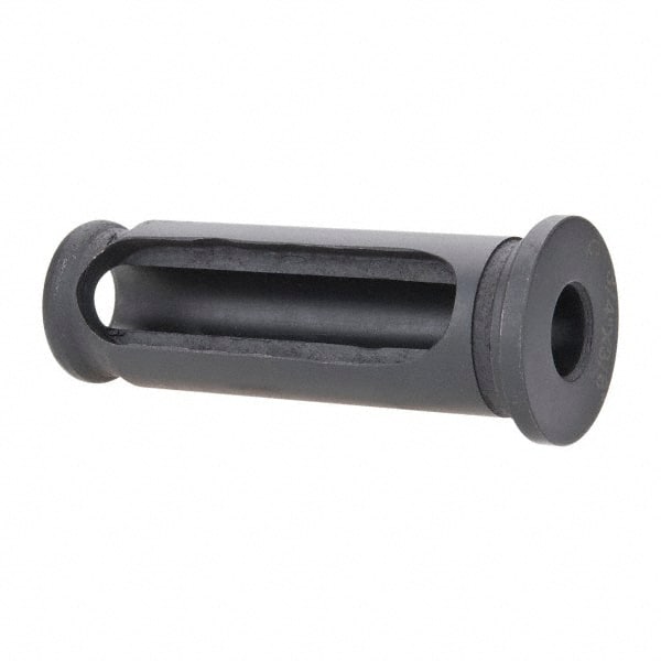 Interstate - 3/8" ID, 3/4" OD, 2-1/4" Length Under Head, Type C Lathe Tool Holder Bushing - 3/16" Head Thickness, 1-7/8" Slot Length - Exact Tooling