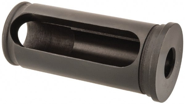 Interstate - 5/8" ID, 1-1/2" OD, 3-3/8" Length Under Head, Type C Lathe Tool Holder Bushing - 3/16" Head Thickness, 3" Slot Length - Exact Tooling